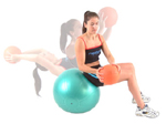 use a suitable medicine ball
