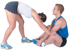 adductor partner stretch