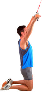 aim to keep the tension on the cable throughout