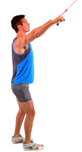 keep your back straight - looking upwards