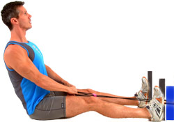 keep your feet against a secure object