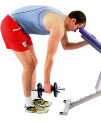 aim to keep your back parallel to the floor