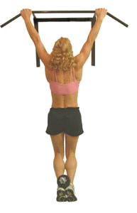 grasp the weight between your lower legs