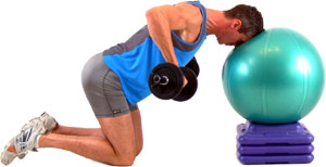 avoid any bouncing or using heavy weights