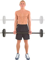 lift no higher than your midline