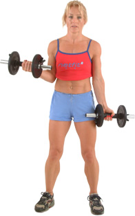 keep your elbows tucked into your side