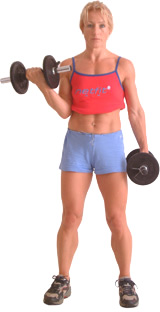 lift the weight up to your shoulder