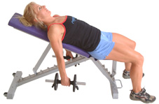 keep the arms straight at the start