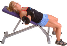 focus on keeping the elbows tucked in