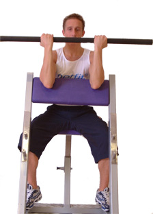 avoid leaning forward - keep your shoulders pulled back