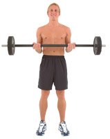 keep elbows tucked into your sides