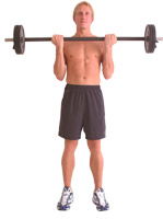 avoid swinging the weight up