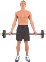 keep your back straight