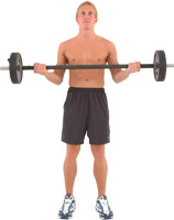 aim to keep elbows close to your sides