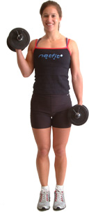 lift weight up to your shoulder