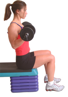 lift weights close to your body