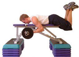 try and keep your elbows  pointing downwards