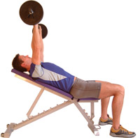 start with your arms straight - feet wide and flat on the floor