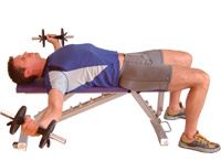 avoid lowering the weights pass your shoulders