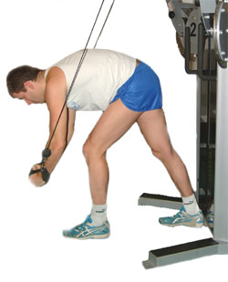 aim to keep your back parallel to the floor