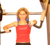 smoothly extend one arm forward - avoid any twisting from your waist