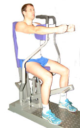 bring your arms in straight together 