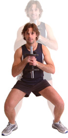 EXTEND YOUR KNEES OVER YOUR TOES