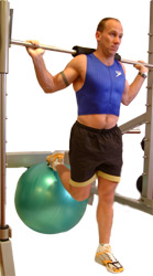 only commence the movement when your foot is securely on the ball