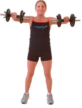 raise your elbows to shoulder height