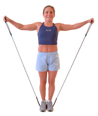 raise the band up to your ear level