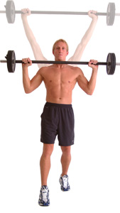 keeping your feet staggered will prevent you leaning back