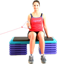 avoid leaning forward during the movement