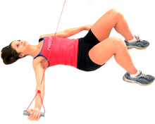 take your hand all the way to the floor