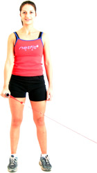 start with your palm facing towards the pulley