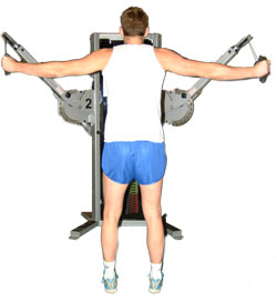 smoothly pull your arms back