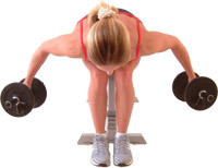 keep a slight bend in your arms