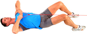 lift the cable attachment towards your chin - keeping your elbows high