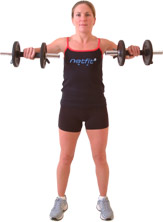 aim to keep your elbows high