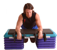 REST YOUR FOREARMS ON A SECURE BENCH