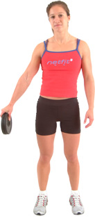 keep weights away from your feet