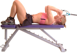 keep your elbows pointing upwards