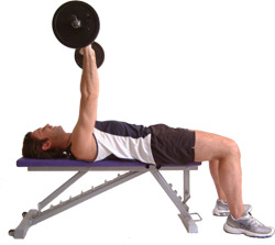 keep your arms straight - hands close together