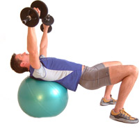 have your elbows pointing out to your sides