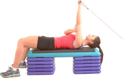 smoothly straighten your arm