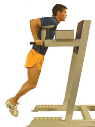 finish with your arms bent to 90 degrees