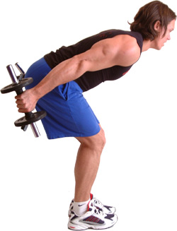 smoothly straighten your arms