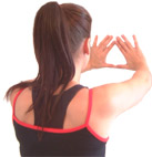 close hand position - thumbs and fingers touching